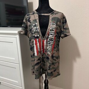 Camo Amazon Women’s “We The People” Shirt
